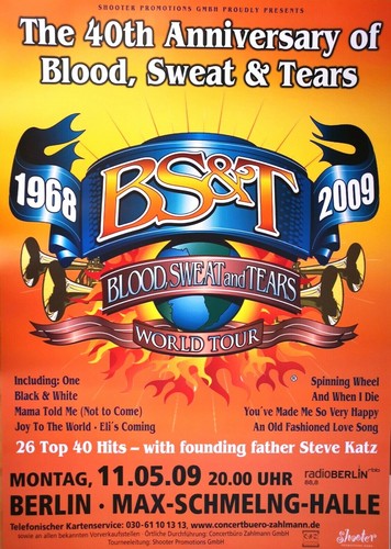 Blood sweat tears 2009 - tears,