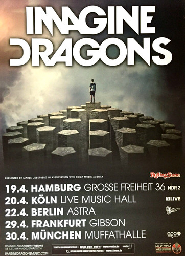 Imagine dragons 2013 tour - dragons,