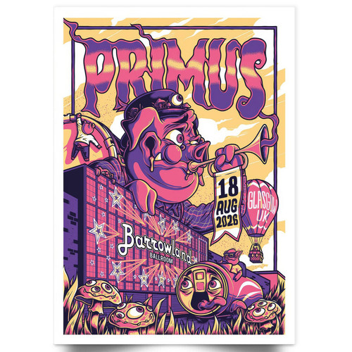 Primus rock poster 18th - poster, august