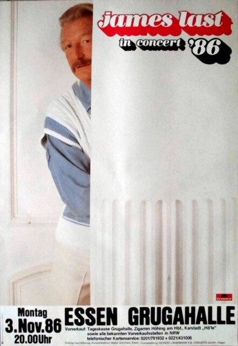 James last 1986 - plakat,
