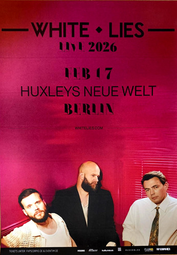 White lies 2026 berlin - white,