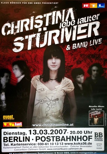Christina stürmer 2007 - 2007, berlin