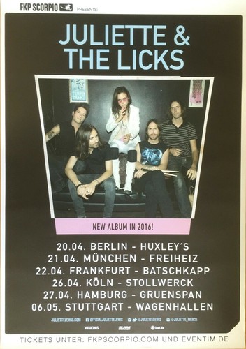 Juliette the licks 2016 tour - &,