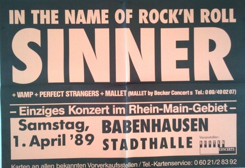 Sinner 1989 babenhausen - sinner,
