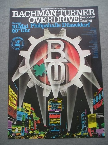 Tour concert poster - concert, bachman