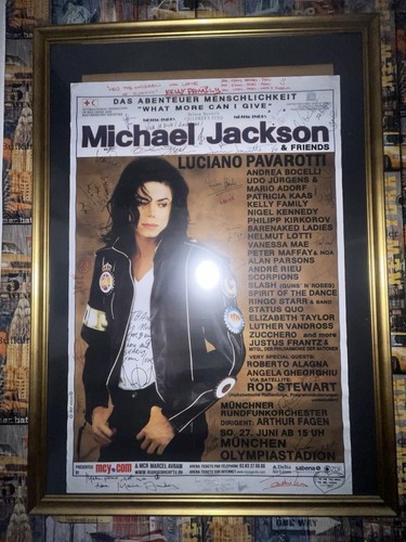 Michael jackson autogramm - michael, mj