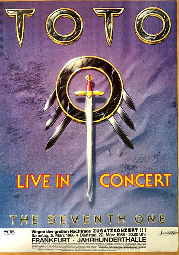 Toto 1988 frankfurt orig - 1988,