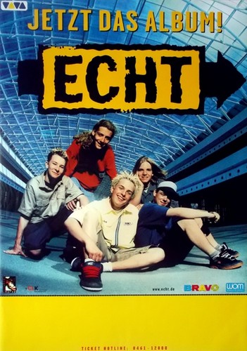 Echt 1998 plakat live in - plakat,