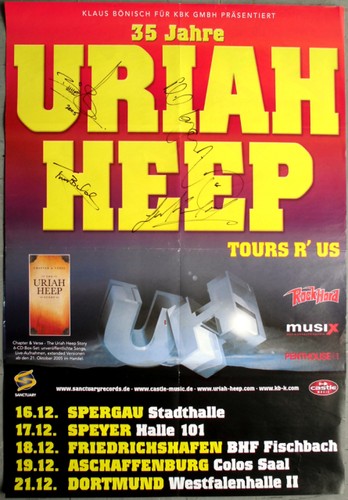 Uriah heep 2005 poster - heep,