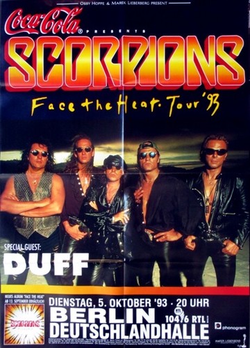 Scorpions 1993 plakat - -,