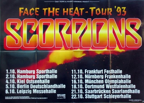 Scorpions 1993 plakat - -,