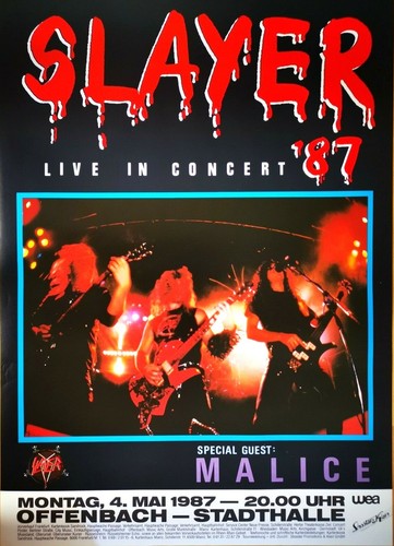 Slayer 1987 offenbach - slayer,
