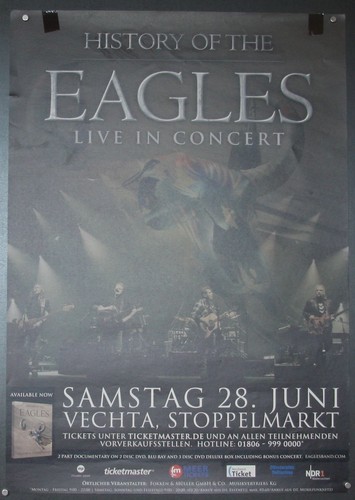 Eagles original concert poster - eagles,