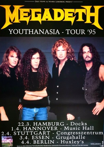 Megadeth 1995 tour orig - ,