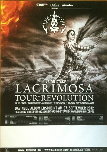 Lacrimosa 2012 tour - 2012,