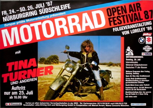 Tina turner 1987 motorrad - tina,