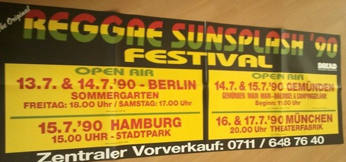 Reggea festival 1990 - reggea,