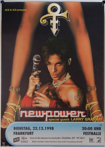 Prince original concert poster - prince,