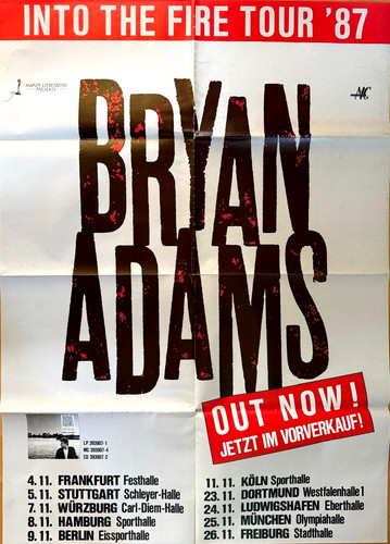 Bryan adams 1987 frankfurt - , ++