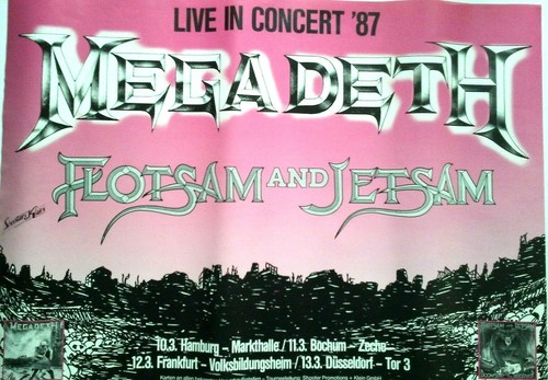 Megadeth 1987 tour orig - ,
