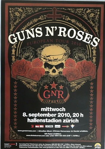 Guns roses 2010 zürich - n',