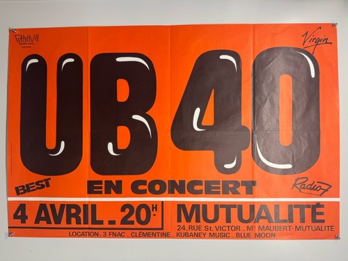 Ub40 concert poster - concert,
