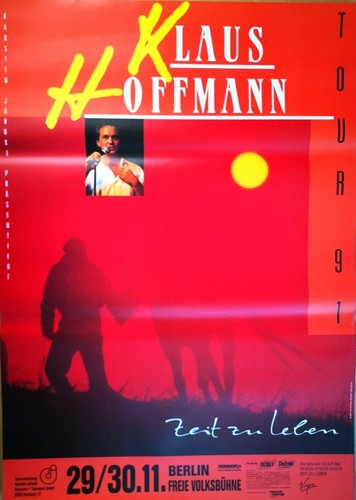 Klaus hoffmann 1991 berlin - klaus,