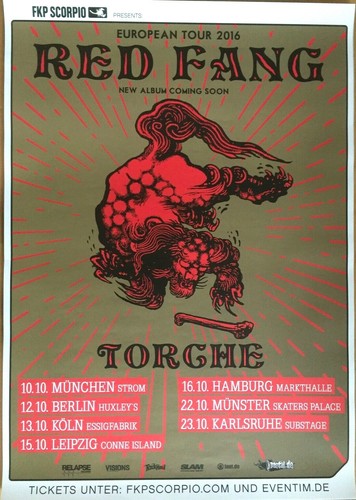 Red fang torche 2016 - fang, tour