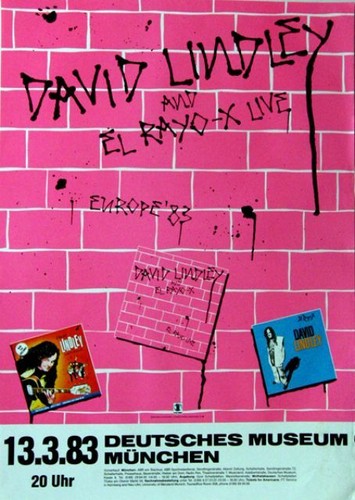 David lindley 1983 plakat - 1983,